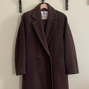 Aritzia Babaton Slouch Coat in Burnt Cedar - Size 2 (Medium)